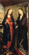 WEYDEN, Rogier van der Sts Margaret and Apollonia Spain oil painting artist